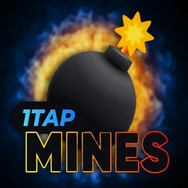 1Tap Mines slot visual from Turbo Games available on crown-pokiescasino.com