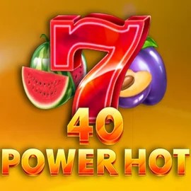 40 Power Hot game by Amusnet Interactive – logo hosted on Crown Pokies Casino