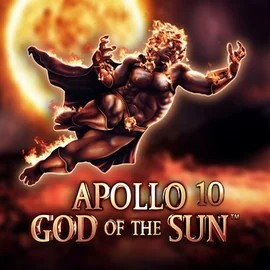 Apollo God of the Sun online game logo by Novomatic on crown-pokiescasino.com