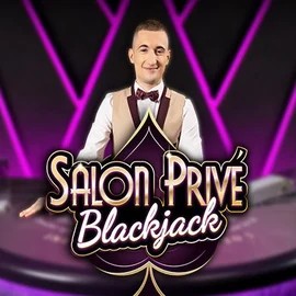 Blackjack Salon Privé casino game by Ezugi – featured logo at Crown Pokies Casino