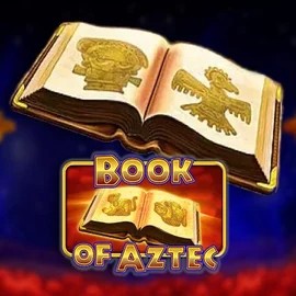 Book of Aztec slot logo by Amatic Industries at Crown Pokies CasinoBook of Aztec
