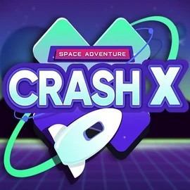 Crash X by Turbo Games, showcased at crown-pokiescasino.com – game logo