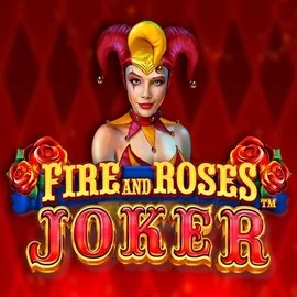 Fire and Roses Joker logo by Triple Edge Studios at Crown Pokies Casino