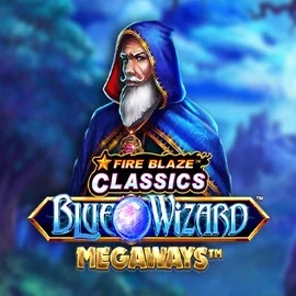 Fire Blaze Blue Wizard Megaways online slot from Rarestone Gaming – play at crown-pokiescasino.com