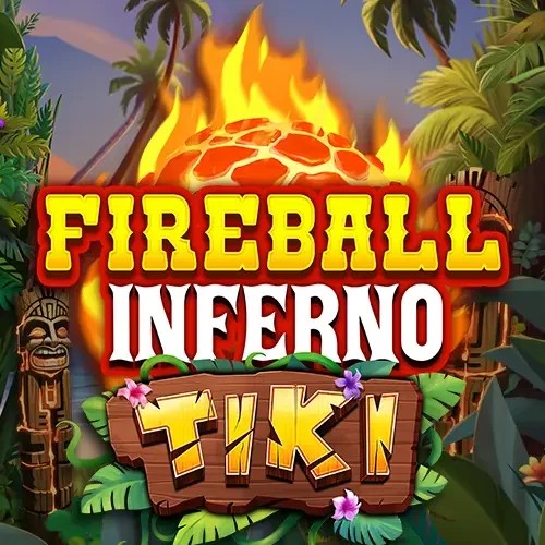 Try Fireball Inferno Tiki slot by NetEnt on crown-pokiescasino.com – logo image