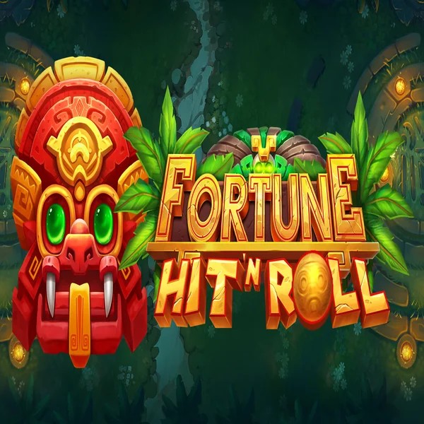 Fortune Hit'n Roll slot logo by Pragmatic Play at Crown Pokies Casino