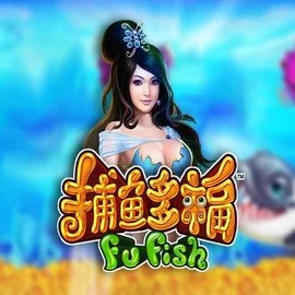 Fu Fish game by Skywind Group – logo hosted on Crown Pokies Casino