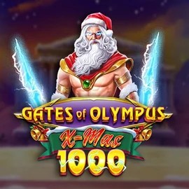 Gates of Olympus Xmas 1000 by Pragmatic Play, showcased at crown-pokiescasino.com – game logo