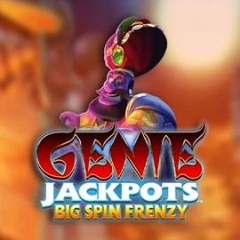 Genie Jackpots: Big Spin Frenzy by Blueprint Gaming, showcased at crown-pokiescasino.com – game logo