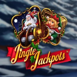 Jingle Jackpots game by Dragon Gaming – logo hosted on Crown Pokies Casino