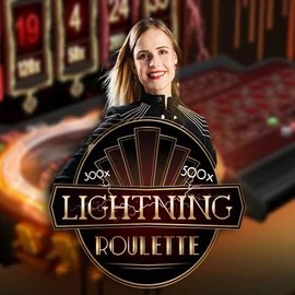 Enjoy Lightning Roulette by Evolution – logo hosted on crown-pokiescasino.com