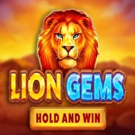 Enjoy Lion Gems Hold and Win by Playson – logo hosted on crown-pokiescasino.com