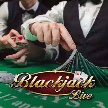 Live Blackjack slot icon by Evolution, available at Crown Pokies Casino