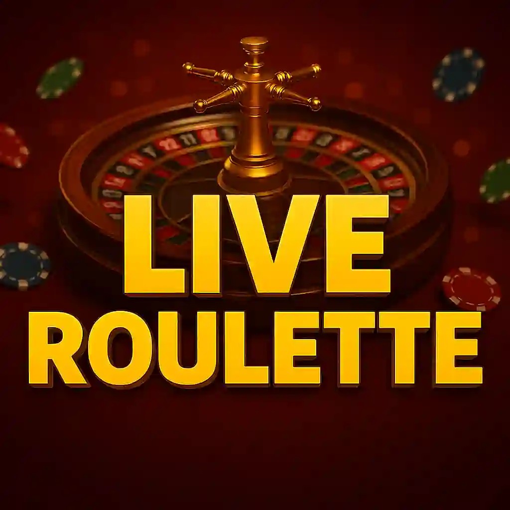 Live Roulette logo by Evolution Crown Pokies Casino