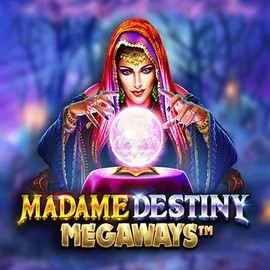 Madame Destiny Megaways slot icon by Pragmatic Play, available at Crown Pokies Casino