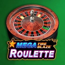 Mega Fire Blaze Roulette by Playtech, showcased at crown-pokiescasino.com – game logo