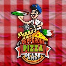Peppe’s Pepperoni Pizza Plaza by Pragmatic Play, showcased at crown-pokiescasino.com – game logo