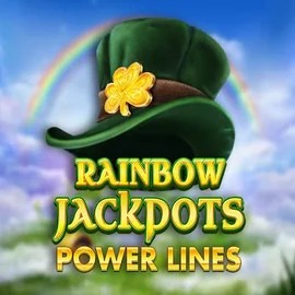 Jackpots logo of Rainbow Jackpots Power Lines from Red Tiger Gaming at Crown Pokies Casino
