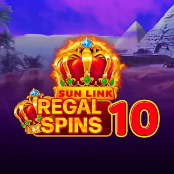 Official Slots logo: Regal Spins 10 by PatePlay at Crown Pokies Casino