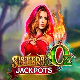 Sisters Of Oz Jackpots logo by Triple Edge Studios Crown Pokies Casino