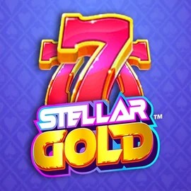 Stellar Gold slot visual from Snowborn Games available on crown-pokiescasino.com