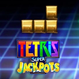 Official Jackpots logo: Tetris Super Jackpots by WMS at Crown Pokies Casino