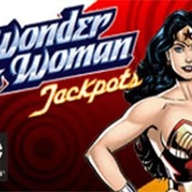 Wonder Woman Jackpots slot logo by Amaya at Crown Pokies Casino